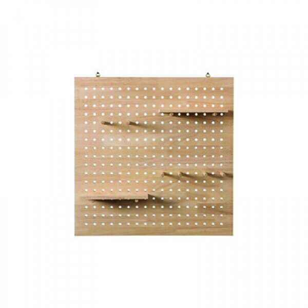 자연을 닮은 가구 인아트 고무나무 원목 타공판 세트(600x600) 헤이우즈